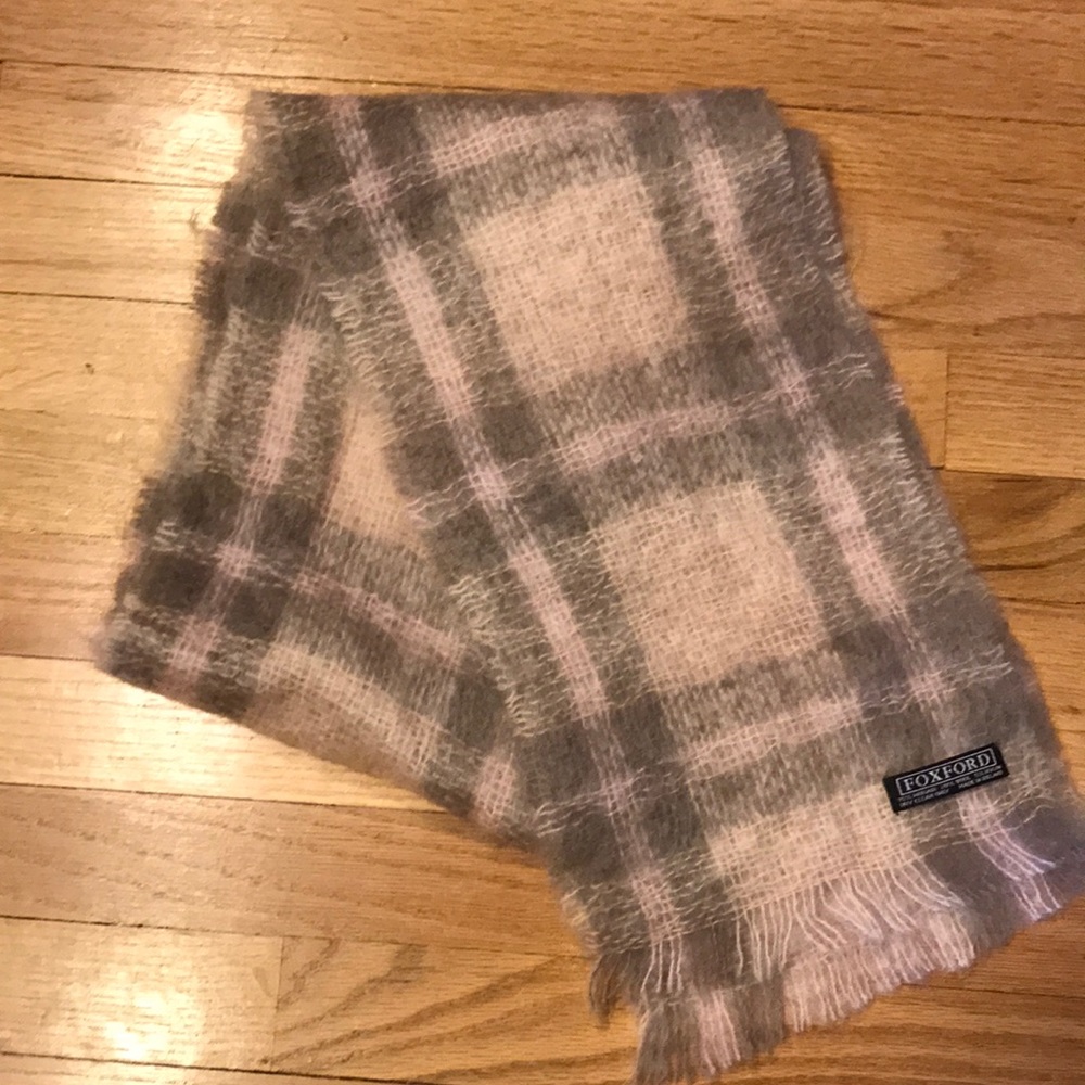 COPY - Vintage retro mohair wool scarf by Foxford